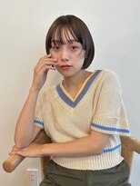 イミ(imi)&nbsp;大人ボブ/似合わせカット/透明感カラー/シースルーバング[登戸]
