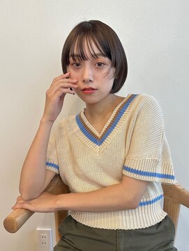 イミ(imi) 大人ボブ/似合わせカット/透明感カラー/シースルーバング[登戸]