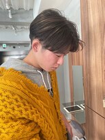 ガリカ 博多(Gallica)&nbsp;【石河安奈】メンズ爽やかセンターパート/ニュアンスパーマ