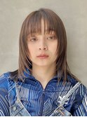マッシュウルフボブネオウルフくびれヘア顔周りレイヤーカット