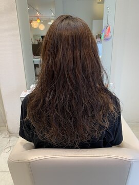 カイム ヘアー(Keim hair) エアウェーブパーマで愛されロング☆透明感カラー/20代30代40代