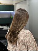 髪質改善カラー☆アッシュベージュ
