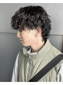 メンズパーマ ツイスパ メンズウルフ ウルフパーマ 新宿歌舞伎町