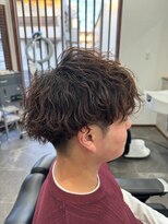 エイト(AITE)&nbsp;マッシュパーマ/ウルフ/アッシュブラック/カルマパーマ/川口17