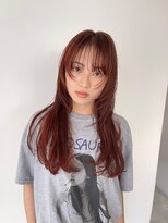 ニュイアン(nuian)&nbsp;レイヤーカット × 暖色