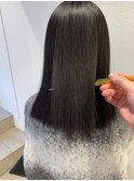 艶髪ストレート×セミロング