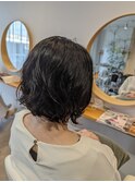 大人のボブパーマ