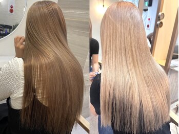 ラビス 池袋(Lovis)の写真/【縮毛矯正¥9900～】ブリーチ毛,ダメージ毛の方でもOK◎ダメージレスでまとまりのある仕上がり*[池袋]
