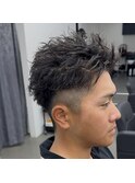 スパイキーショート/ツイストパーマ/ピンパーマ/散るパーマ