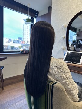 エルサフィロ キタハマ(el zafiro kitahama) 20×30×40代×透明感×ロング×髪質改善×抗酸化×グレージュ