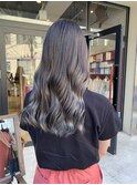 【マユ】アッシュグレーカラー