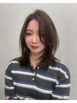 ピリオド 赤坂(Period.) ミディアムヘアーグレージュカラー髪質改善　赤坂見附