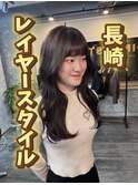 長崎　韓国/レイヤーカット/顔周り