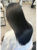 イノアカラー×暗髪ロング