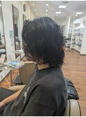 グランジウルフパーマ