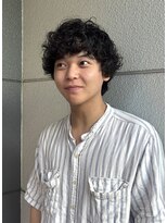 ヘアーアイストゥーレ(HAIR ICI TRE) 20代30代◎プードルパーマ×無造作ショートウルフ