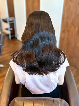 シェール(cher) ビフォーアフター/艶髪ウェーブ/髪質改善【cher西宮北口：MAYA】