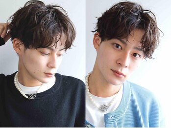 ラギッド 大野城店(RUGGED)の写真/【大野城/当日予約◎】メンズパーマ×メンズカットが上手い人気のメンズ専門美容室◆フェード/眉毛カットも