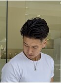 オールバックスキンフェード