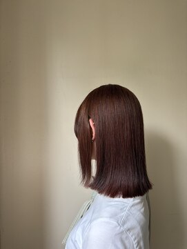 ファビ 渋谷(Fab) くびれヘア/暗めカラー/アプリコットオレンジ/縮毛矯正