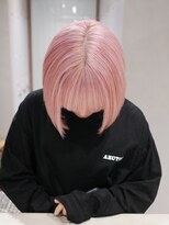 エン 栄店(enne)&nbsp;ココアベージュ/クラゲヘアー/ボブレイヤー/小顔/ミニマルボブ