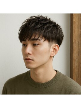 スープレックス ヘアーデザイン(SOUPREX HAIR DESIGN) ナチュラルメンズショートツーブロック　20代 30代 40代 50代