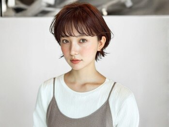 ヒース 姪浜(Heath)の写真/カットカラーTR¥8500*前髪や顔周りにこだわった360度どこから見ても可愛い大人ショート/ボブが人気!姪浜