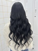 フウ(fuh) 羽エクステ/エクステ/黒髪ロング/ブルーブラック