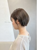 リッツヘアー 下川美容室(Rits hair)&nbsp;グレージュ/ミニボブ