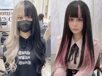 シールエクステアンドカラー ディシィ 梅田店(D.C)の写真/【学割3000円引/梅田最安値】シールエクステ60本¥10990【カラー¥4990】【カラー+エクステ40本¥10980】