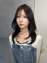 ロンドジェネルーズ 柏(Lond generous) くびれミディアムハッシュカット