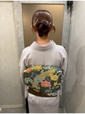 【訪問着＋ヘアセット】博多/博多駅/ヘアセット/早朝/和装