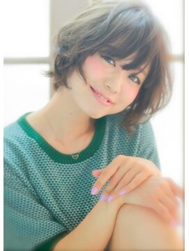 エイミーバイアフロート(amie  by afloat) 大人かわいいふんわりカジュアルボブ～amie by afloat