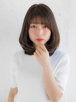 ルティア(Lutia)&nbsp;似合わせカット　内巻きボブ　アッシュブラウン