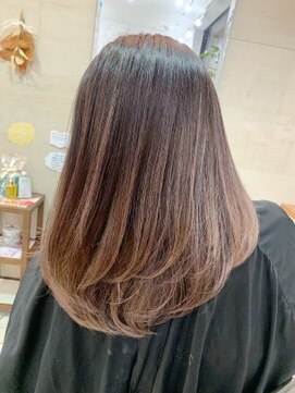 プライズ 池袋店(prize) バレイヤージュホワイトベージュオンブレ