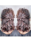 シンプルでも可愛い×ゆるふわハーフアップ