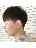 ツーブロショート