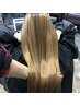 ブリーチ毛にも出来る酸性縮毛矯正!髪質改善[横浜/横浜駅/ブリーチ/レイヤー]