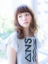 マーブルトウキョウネオリーブ(marbles tokyo neolive)&nbsp;マーブル三軒茶屋☆オン眉前髪×セミディゆるウェーブ☆