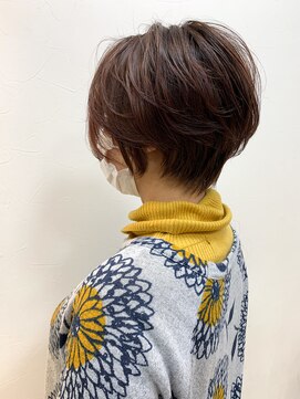 アーク イオン土山店(ARK) ハイライト×ピンク系ショートボブ