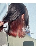 【高知Lela Pearl】切りっぱなしonインナーカラー