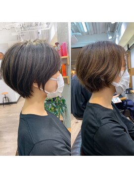 アヴァロン(AVALON) 絶壁解消×イルミナカラー×ひし形くびれショート永田