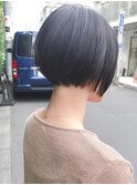 【SHARON原宿】大人可愛い小顔前下がり丸みショートボブ×黒髪