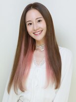 ウェーヴ 浜松小豆餅店(wave)&nbsp;〈wave小豆餅店〉ツートンカラーピンクアッシュシールエクステ