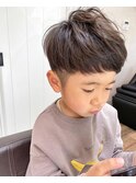 男の子キッズカットマッシュ♪