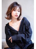 【ARTE表参道/青山】顔まわりレイヤーセミロング×透明感カラー