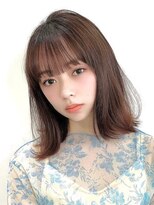 くびれミディココアベージュツヤオレンジ透明感20代30代40代