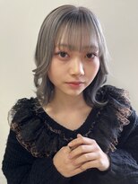 ナチュラル(Natural) 顔周りレイヤー×逆インナーカラー