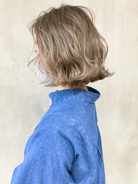 アルバム 渋谷パルコ(ALBUM) ミルクティーボブ_チェリーブラウンフェミニンロング_ba332511