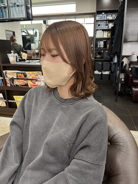 アールトゥーヘアー(art To Hair) くびれ巻き/ベージュ/前髪